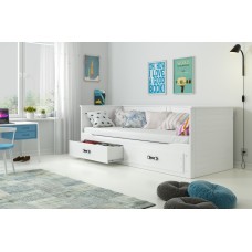 Bērnu gulta HERMES 80x200, balts